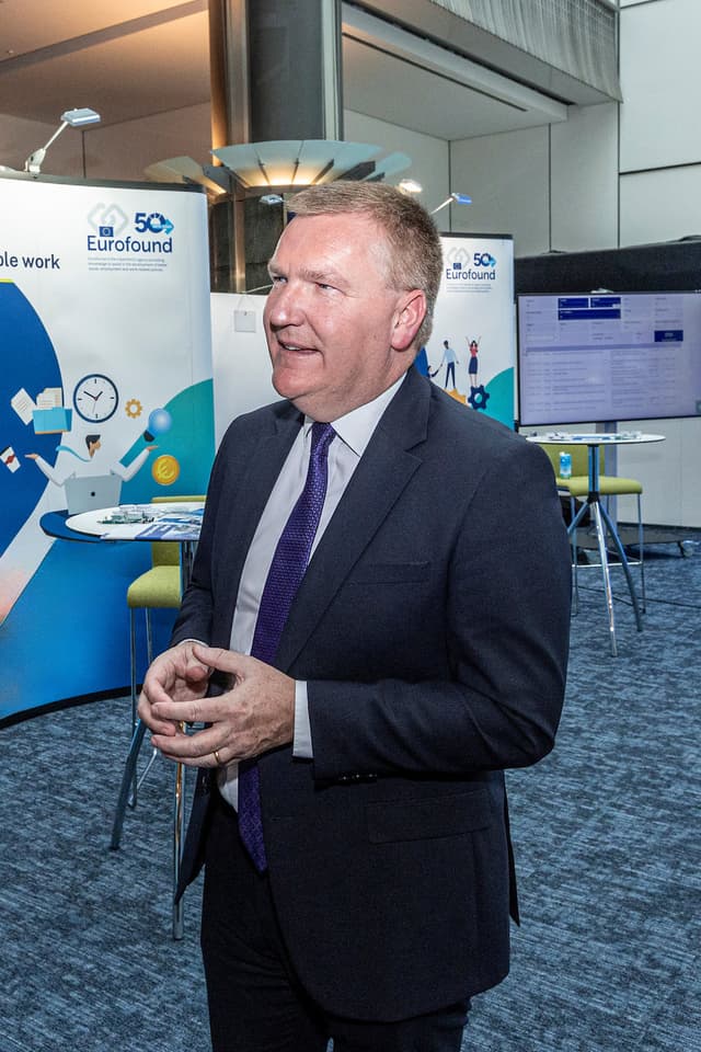 Eurofound exhibition visitor